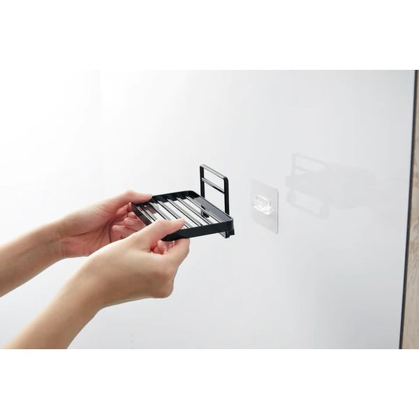 Portasapone in metallo nero autoportante Film Hook - YAMAZAKI-image-2