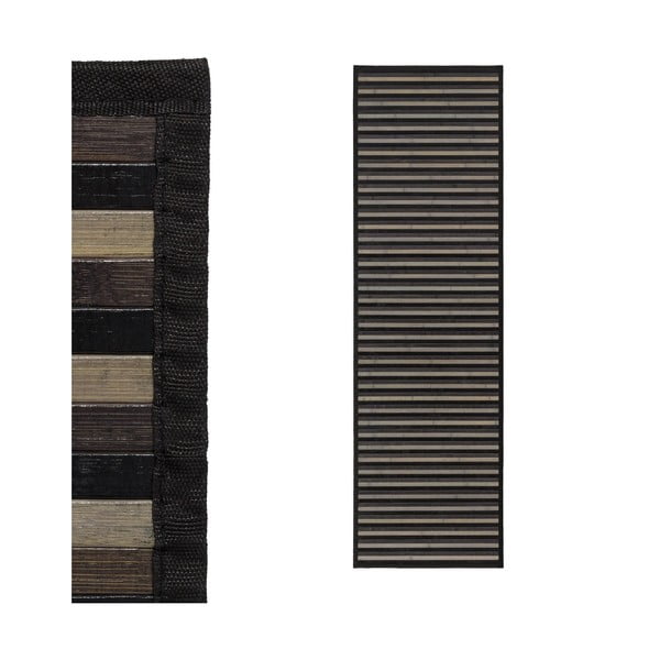 Runner in bambù grigio 60x200 cm - Casa Selección-image-2