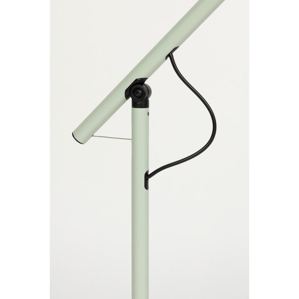 Lampada da tavolo verde chiaro in metallo (altezza totale 45,5 cm) Aero – White Label-image-4