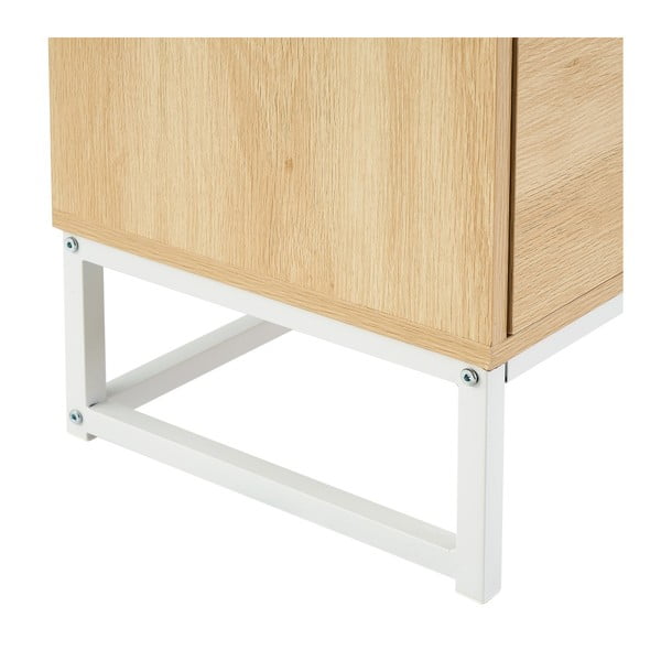 Cassettiera alta in betulla di colore naturale 60x97,5 cm - Casa Selección-image-3