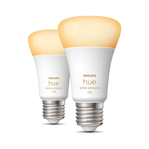 Lampadine smart a LED in set da 2 E27, 11 W White ambiance - Philips Hue-image-1