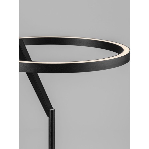 Lampada da terra LED nera opaca in alluminio con intensità regolabile (altezza totale 168 cm) Tilia – Nova Luce-image-4