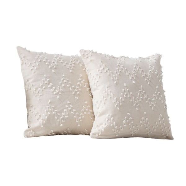 Federe decorative in set 2 pz 43x43 cm Tuffet – Mioli Decor