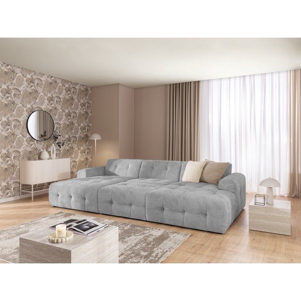 Poggiapiedi grigio chiaro Melva – Ropez-image-1