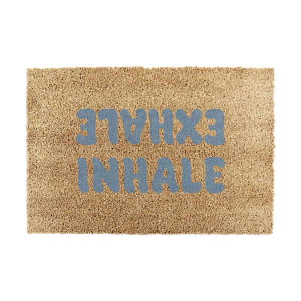 Zerbino in fibra di cocco 40x60 cm Inhale Exhale - Artsy Doormats