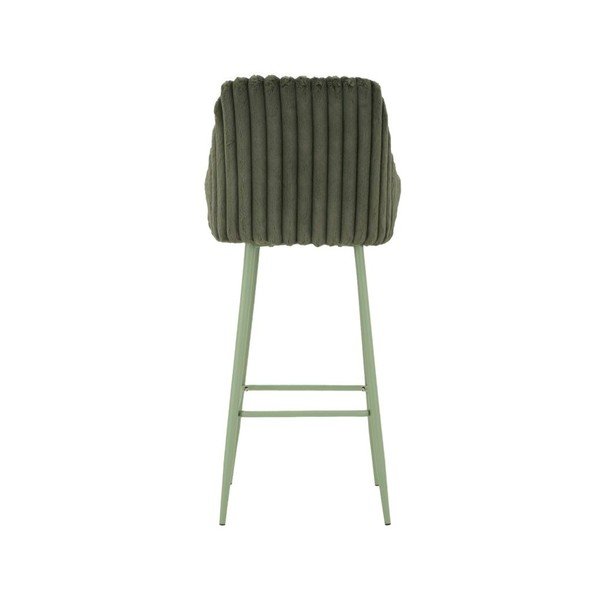 Set di sbagelli da bar verdi in imbottito con braccioli 2 pz (altezza della seduta 78 cm) Alaska – Mauro Ferretti-image-4