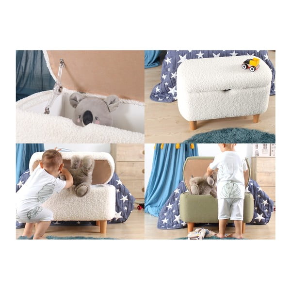 Pouf per bambini verde chiaro Moouv - Artie-image-1