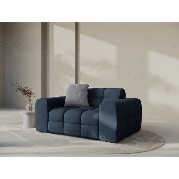 Divano blu scuro 156 cm Kendal – Micadoni -image-1