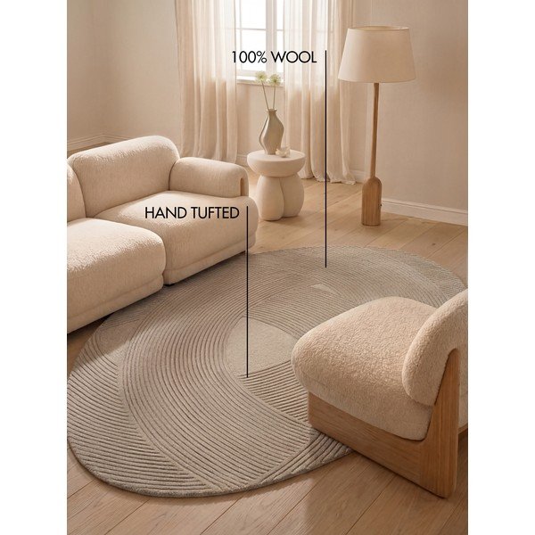 Tappeto beige in lana 160x230 cm Kensington Victoria – Ted Baker-image-4
