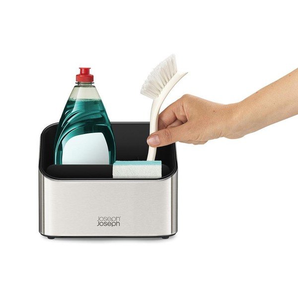 Supporto per detersivo color argento lucido in metallo Surface – Joseph Joseph-image-4