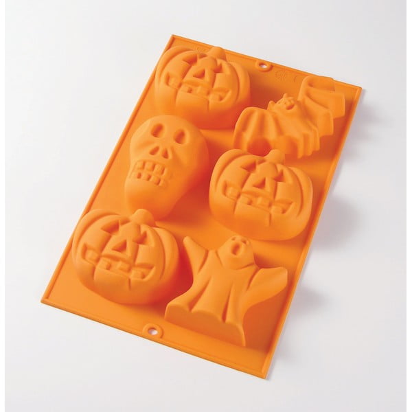 Stampo da forno arancione in silicone per Halloween - Lékué