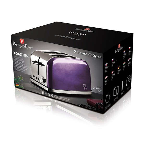 Tostapane viola Purple Metallic Line - BerlingerHaus-image-3