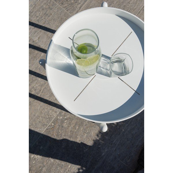 Tavolino da giardino rotondo ø 45 cm Omer – Diphano-image-2