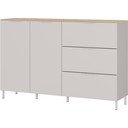 Cassettiera color crema opaca 151x98x40 cm Savoca – Germania