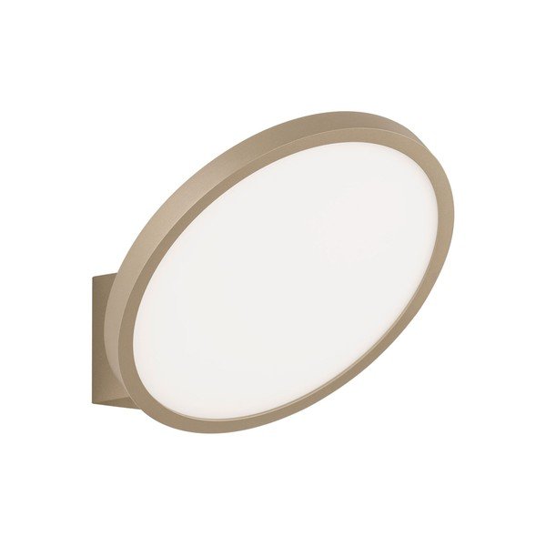 Lampada da parete LED oro opaco in alluminio con intensità regolabile Vea – Nova Luce