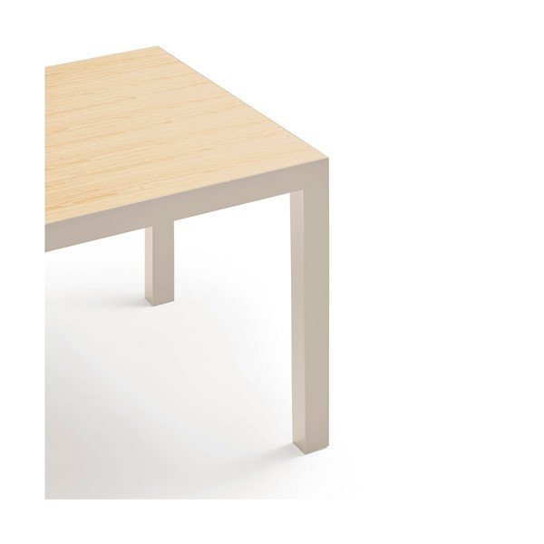 Tavolo da pranzo con piano in rovere massiccio 75x180 cm Alma – Teulat-image-3