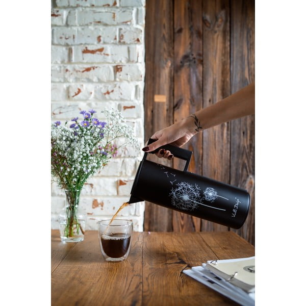 Borraccia termica nera 1 l Corto – Vialli Design-image-3