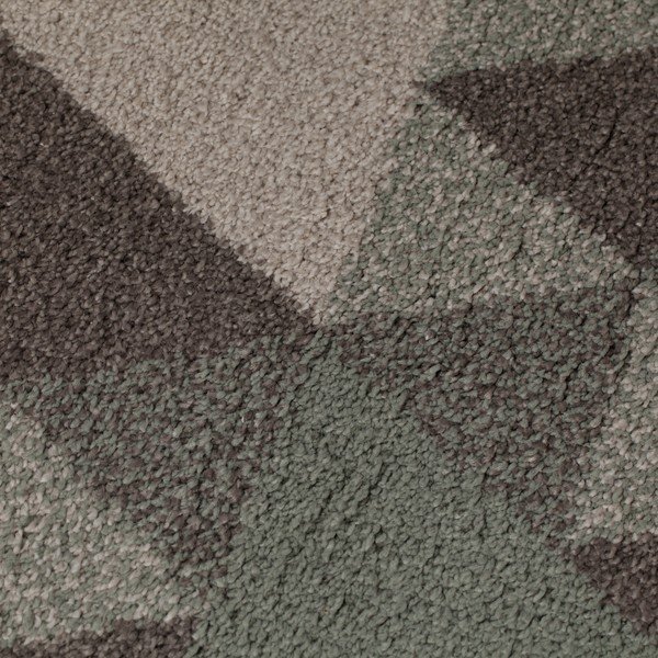 Tappeto Nuru verde e crema, 160 x 230 cm - Flair Rugs-image-2