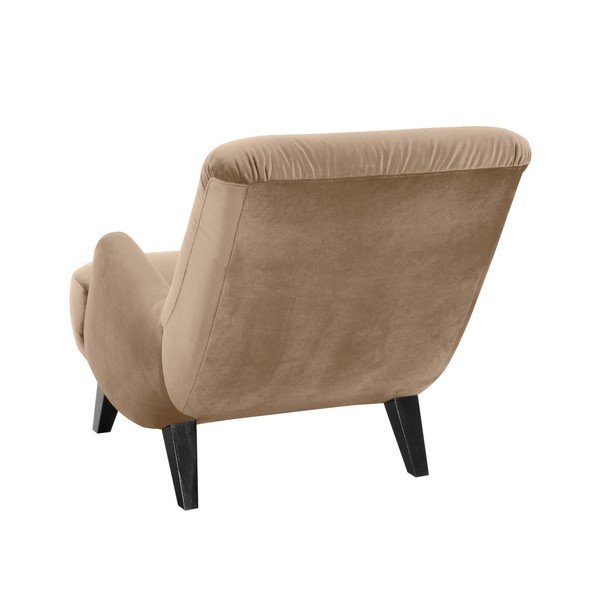 Poltrona beige con gambe nere Brandford Suede - Max Winzer-image-1