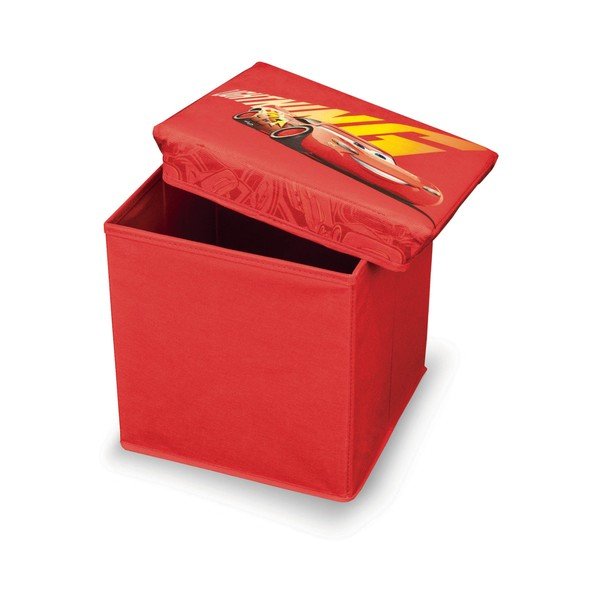 Sgabello rosso per giocattoli Cars, lunghezza 30 cm - Domopak