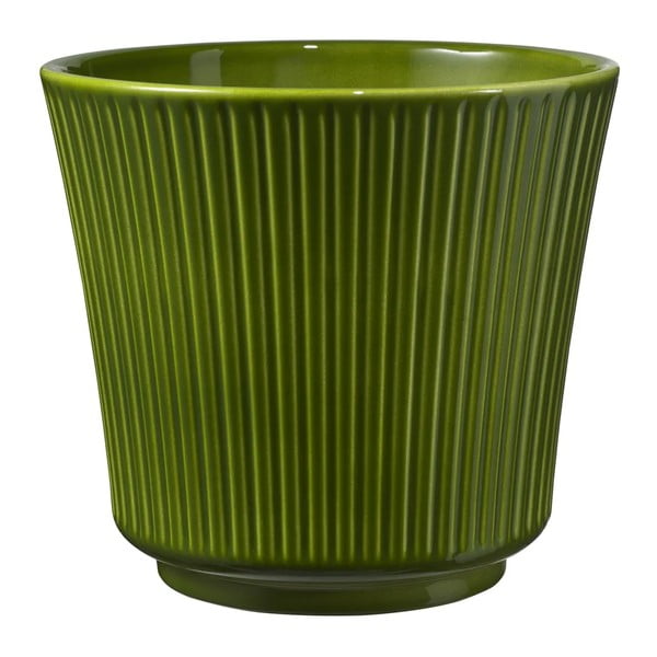 Vaso Delfi in ceramica verde, ø 17 cm - Big pots