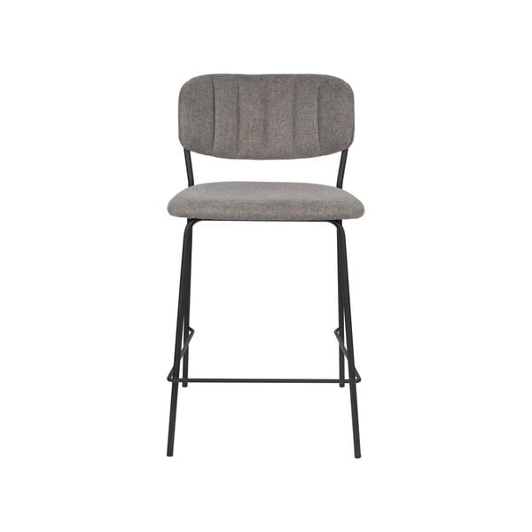 Sgabelli da bar grigi in set di 2 89 cm Jolien - White Label-image-2