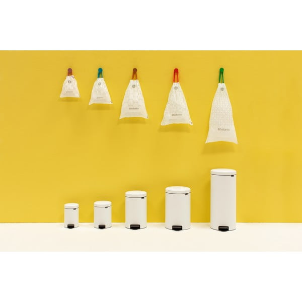 Bidone in acciaio bianco da 30 l NewIcon - Brabantia-image-4