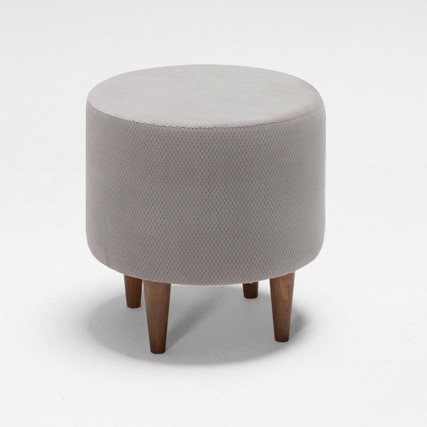 Sgabello Nora grigio e marrone Findik - Balcab Home-image-1