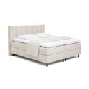 Letto boxspring beige con contenitore 180x200 cm Elva Bold Line – Bonami Selection