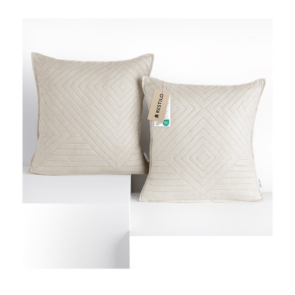 Federe decorative in set in microfibra 2 pz 45x45 cm Softa – Restilo-image-3