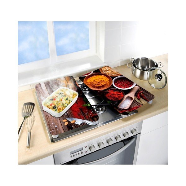 Set di 2 copri stufe in vetro XL , 52 x 40 cm Spices - Wenko-image-1