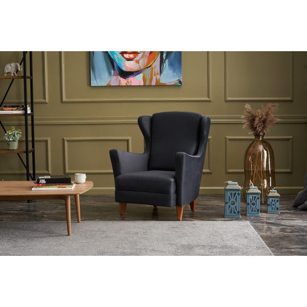 Poltrona grigio scuro Lola Brejer - Artie-image-4