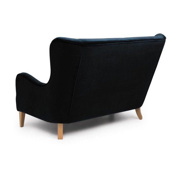 Divano nero Medina, 148 cm - Max Winzer-image-1