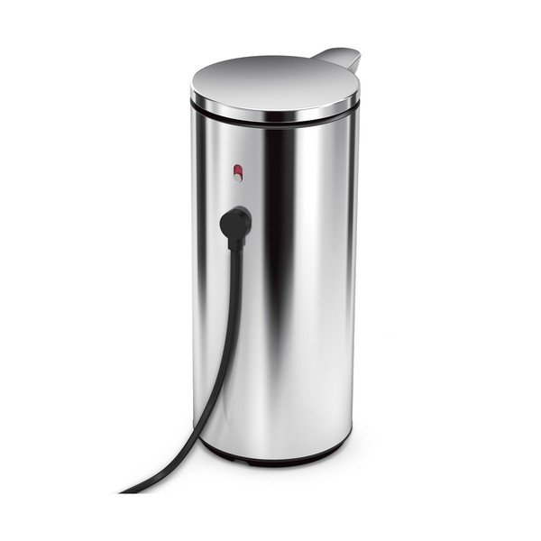 Dispenser per sapone automatico color argento lucido in acciaio 266 ml – simplehuman-image-2