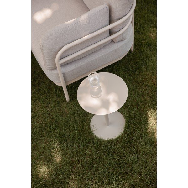 Tavolino rotondo in acciaio ø 35 cm Snow – Zuiver-image-1