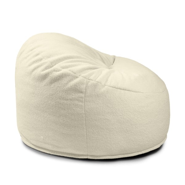 Pouf a sacco per bambini marrone con rivestimento in bouclé Om 85 – SLOWDOWN-image-3