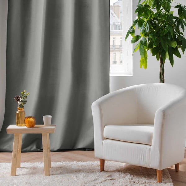 Tenda termoisolante grigia in microfibra 135x260 cm Micropolar – douceur d'intérieur-image-4