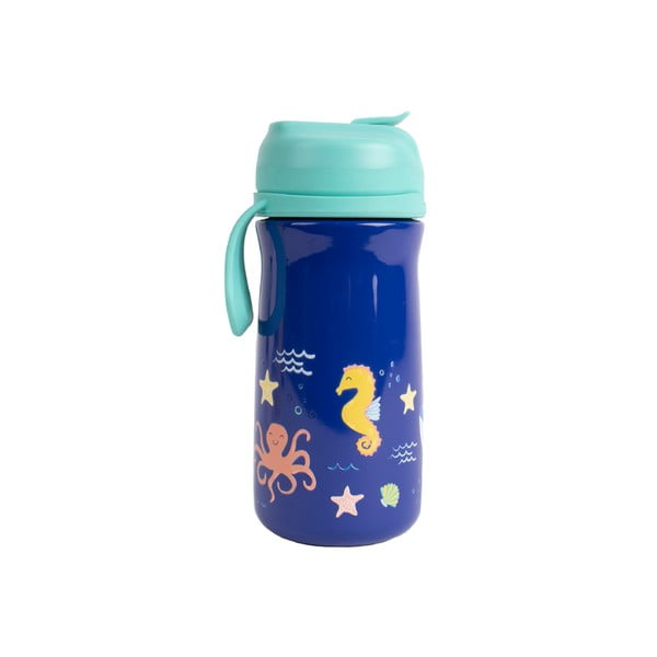 Biberon blu in acciaio inox 370 ml Ocean - Ladelle