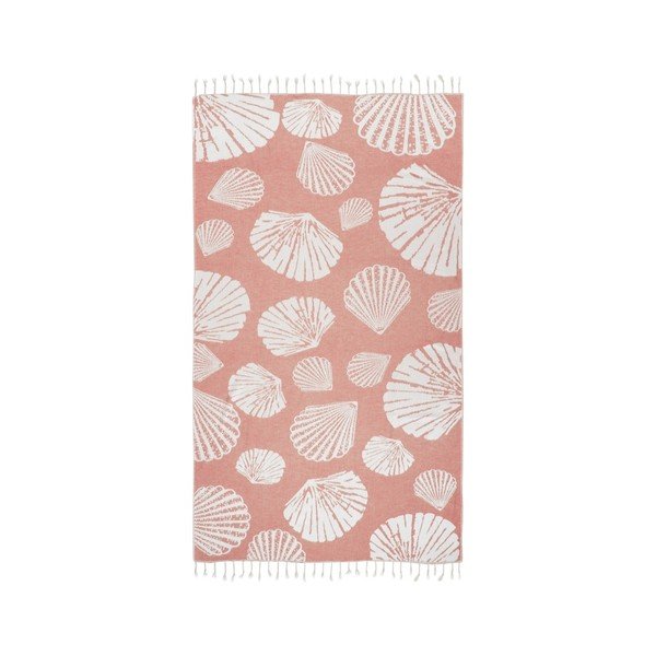 Telo hammam arancione Fiona, 165 x 100 cm Cotton Collection - Kate Louise