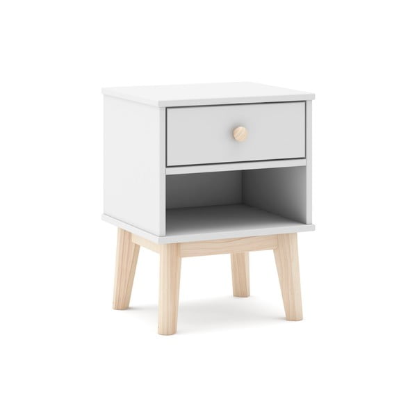 Comodino bianco per bambini Esteban - Marckeric-image-4