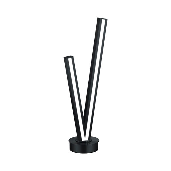 Lampada da tavolo a LED nera con controllo vocale/app e paralume in metallo (altezza 67,5 cm) Cicanto - CINQUE