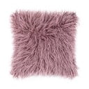 Cuscino di pelliccia rosa Mohair, 45 x 45 cm - Tiseco Home Studio