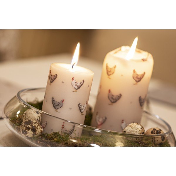 Cero pasquale beige, tempo di combustione 73 h Cute Hens - Unipar-image-1
