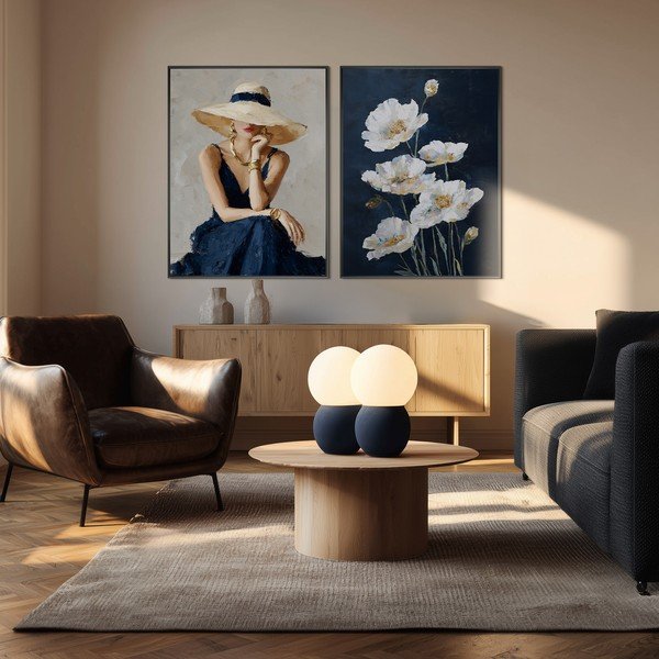 Dipinto stampato con cornice inclusa 60x80 cm Livia – Styler-image-3