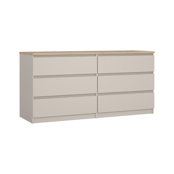 Credenza color crema 154x76x50 cm Naia – Tvilum