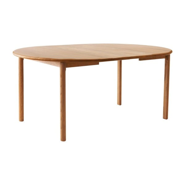 Tavolo da pranzo rotondo pieghevole in rovere naturale ø 120 cm Noor - Hammel Furniture-image-2