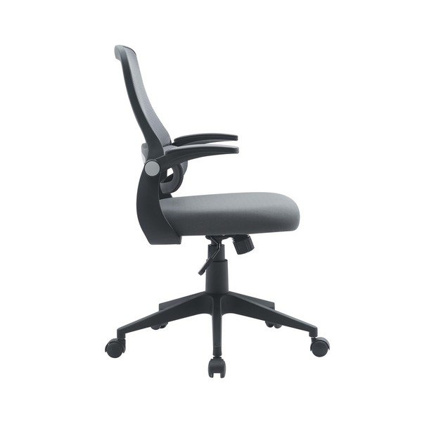 Sedia da ufficio grigia in imbottito Gilmore – Yes Everyday-image-2