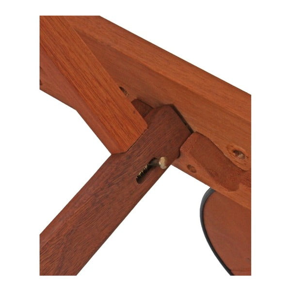 Sedia a sdraio pieghevole da giardino in legno di eucalipto Palm Springs - Garden Pleasure-image-1