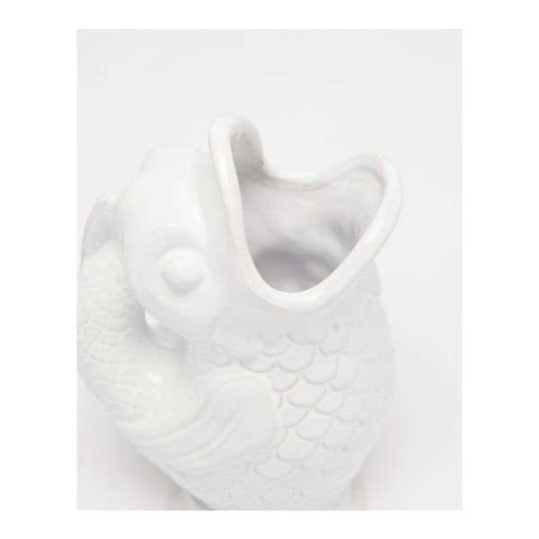 Vaso in ceramica bianca fatto a mano Blanco - Velvet Atelier-image-1