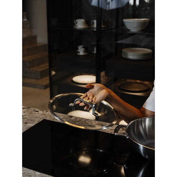 Padella wok in acciaio inox con coperchio ø 30 cm Chili Ta – FABINI-image-4